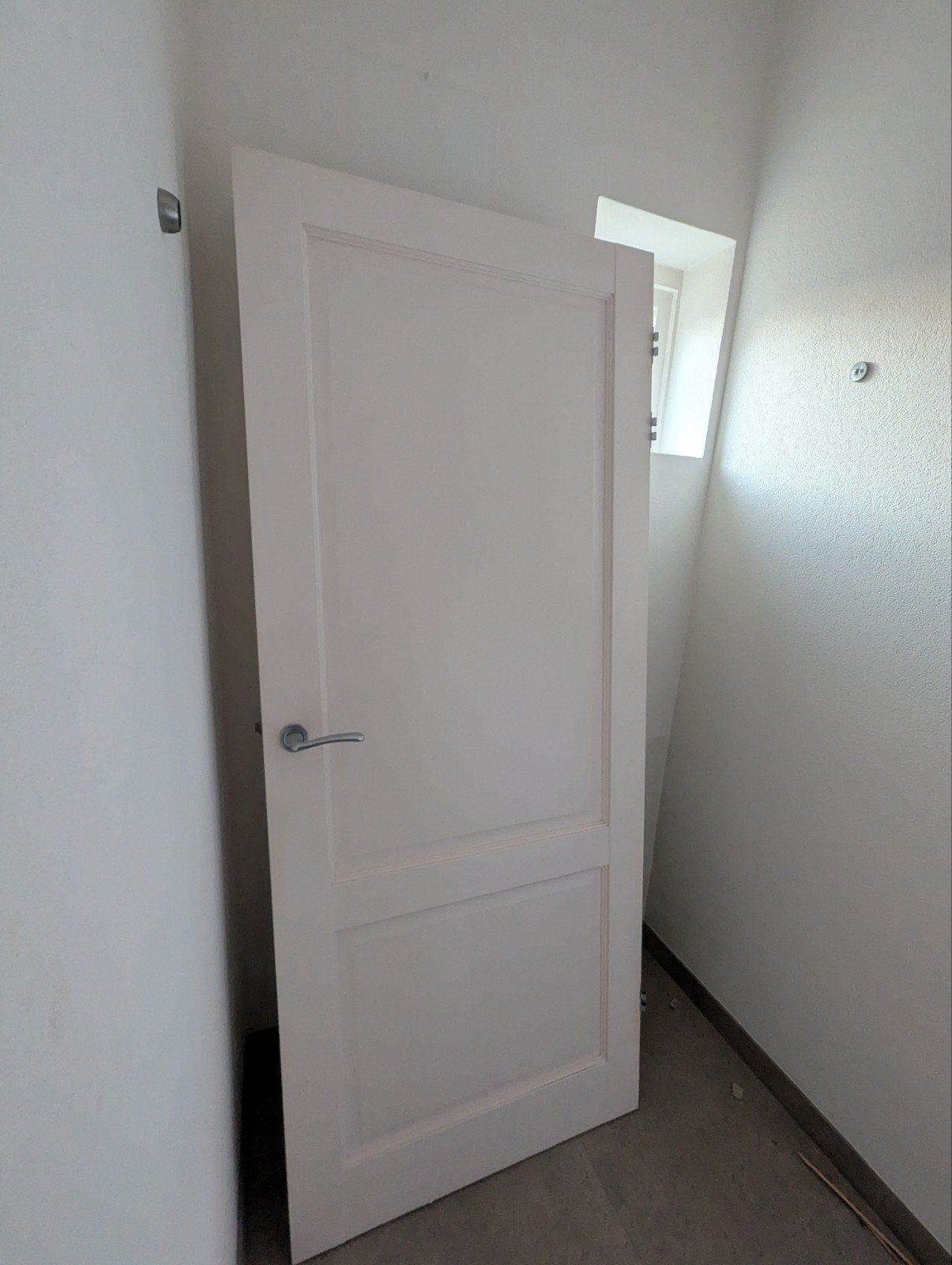 4 binnendeuren wit +- 200x80 cm en een deur met raampje, Doe-het-zelf en Verbouw, Deuren en Horren, Ophalen, Gebruikt, 80 tot 100 cm