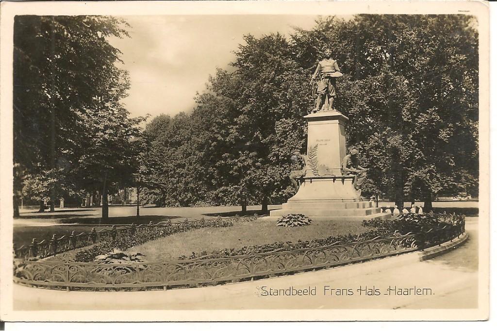 Standbeeld Frans Hals Haarlem., Ophalen of Verzenden, 1940 tot 1960, Ongelopen, Noord-Holland