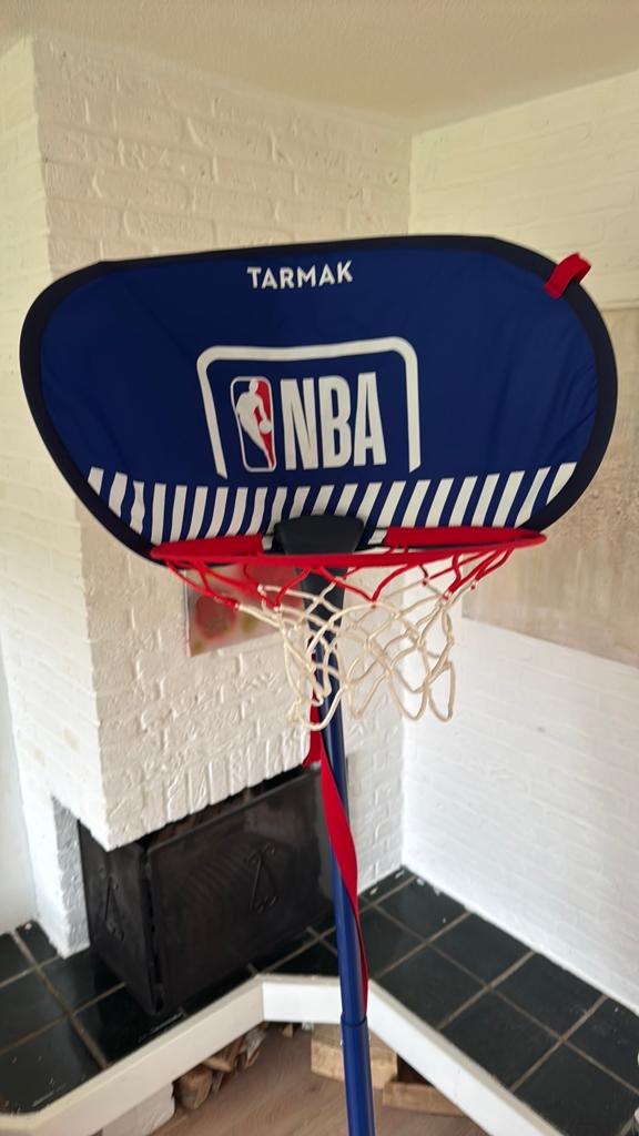 Tarmak NBA Basketbalring en standaard - Verstelbaar, Ophalen, Zo goed als nieuw, Ring, Bord of Paal