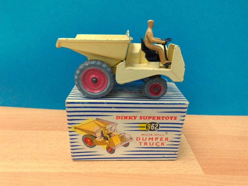 DINKY TOYS No. 962 MUIR HILL DUMPER MET DOOS, Ophalen of Verzenden, Zo goed als nieuw, Overige typen, Dinky Toys