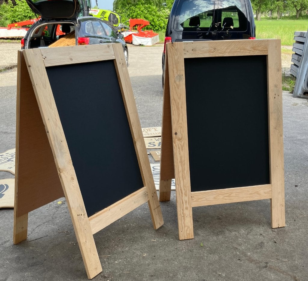 houten krijtborden klapbord, Ophalen of Verzenden, Nieuw