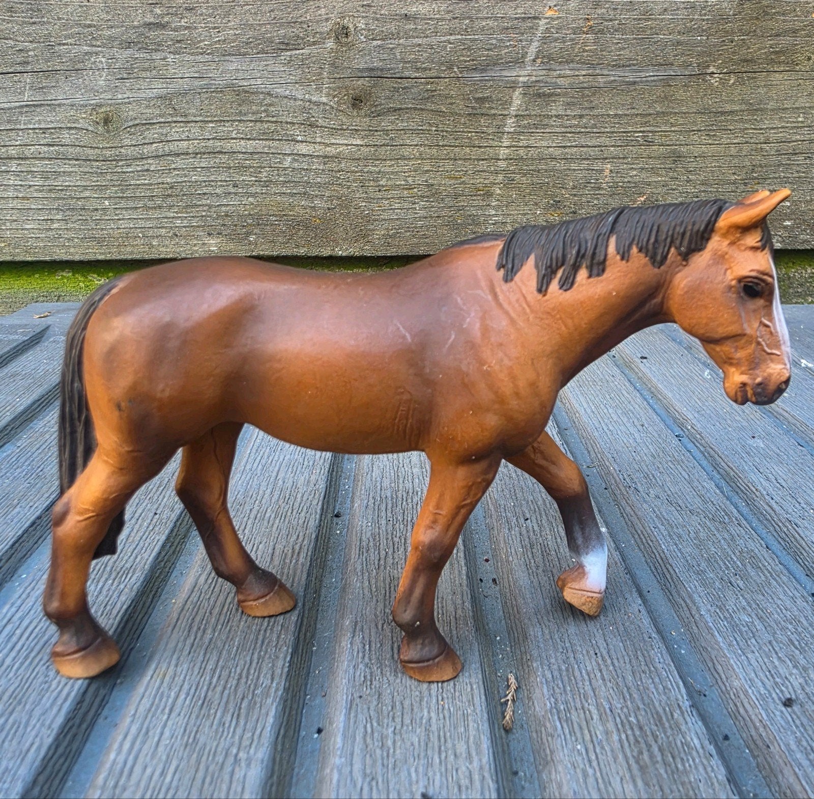 Schleich Huifkar Holsteiner merrie, Ophalen, Zo goed als nieuw, Paard, Beeldje of Figuurtje