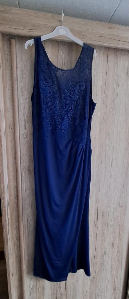 Lange Koningsblauwe Jurk - Maat XL (48/50) - Zo goed als nie, Blauw, BODYFLIRT boutique, Maat 46/48 (XL) of groter, Ophalen of Verzenden