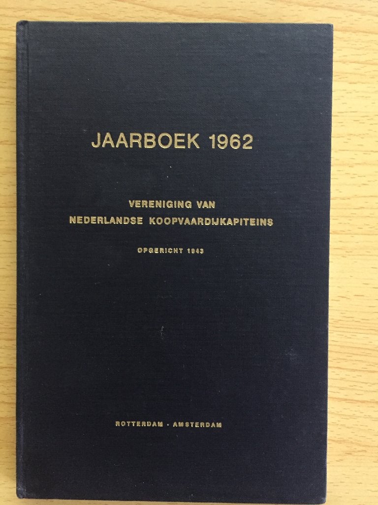 Jaarboek van Vereniging van Nederlandse Koopvaardijkapiteins, Ophalen of Verzenden, Gelezen, N.N.