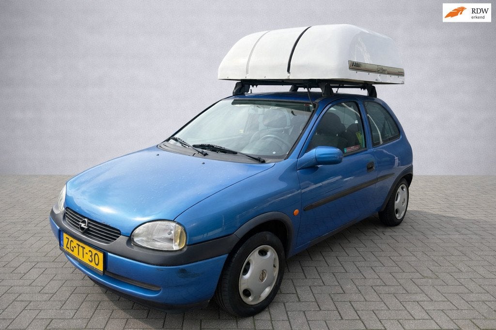 Opel Corsa 1.2i-16V 1e EIG! Aut. Rolstoellift. Handgas Rem-h, Auto's, 450 kg, Gebruikt, 31 €/maand, Blauw