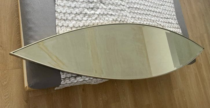 Mooie facet geslepen spiegel, 180x44 cm, zo goed als nieuw, Huis en Inrichting, Woonaccessoires | Spiegels, Ophalen, 125 cm of meer