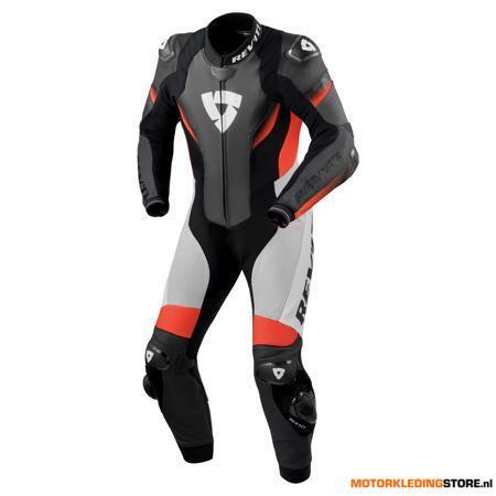 REVIT! Control Eendelig Motorpak, Zwart-Neon Rood, Motoren, Kleding | Motorkleding, Nieuw met kaartje, Ophalen of Verzenden