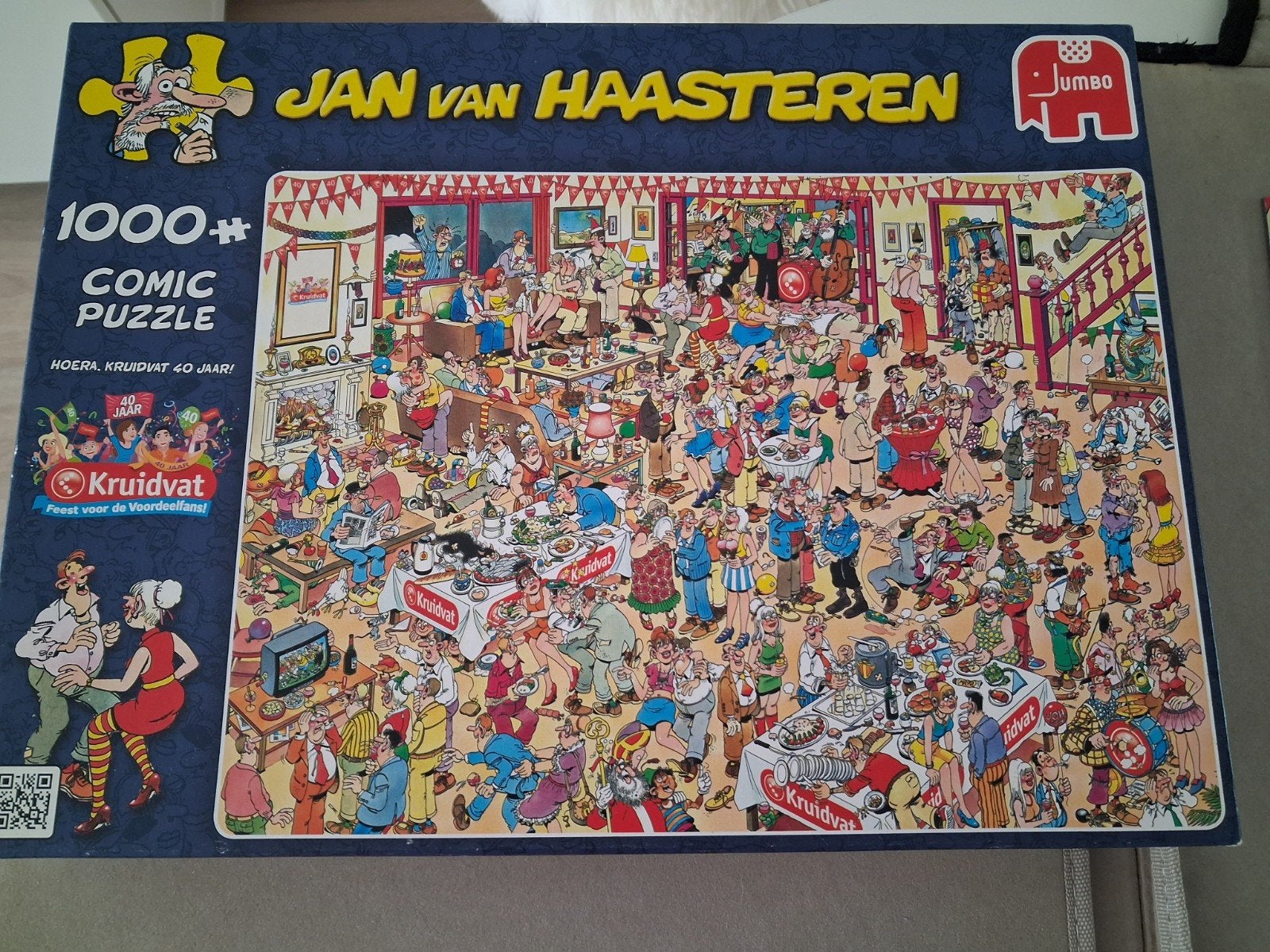 Jan van Haasteren puzzel 40 jaar Kruidvat. Ruilen?, Ophalen, 500 t/m 1500 stukjes, Zo goed als nieuw