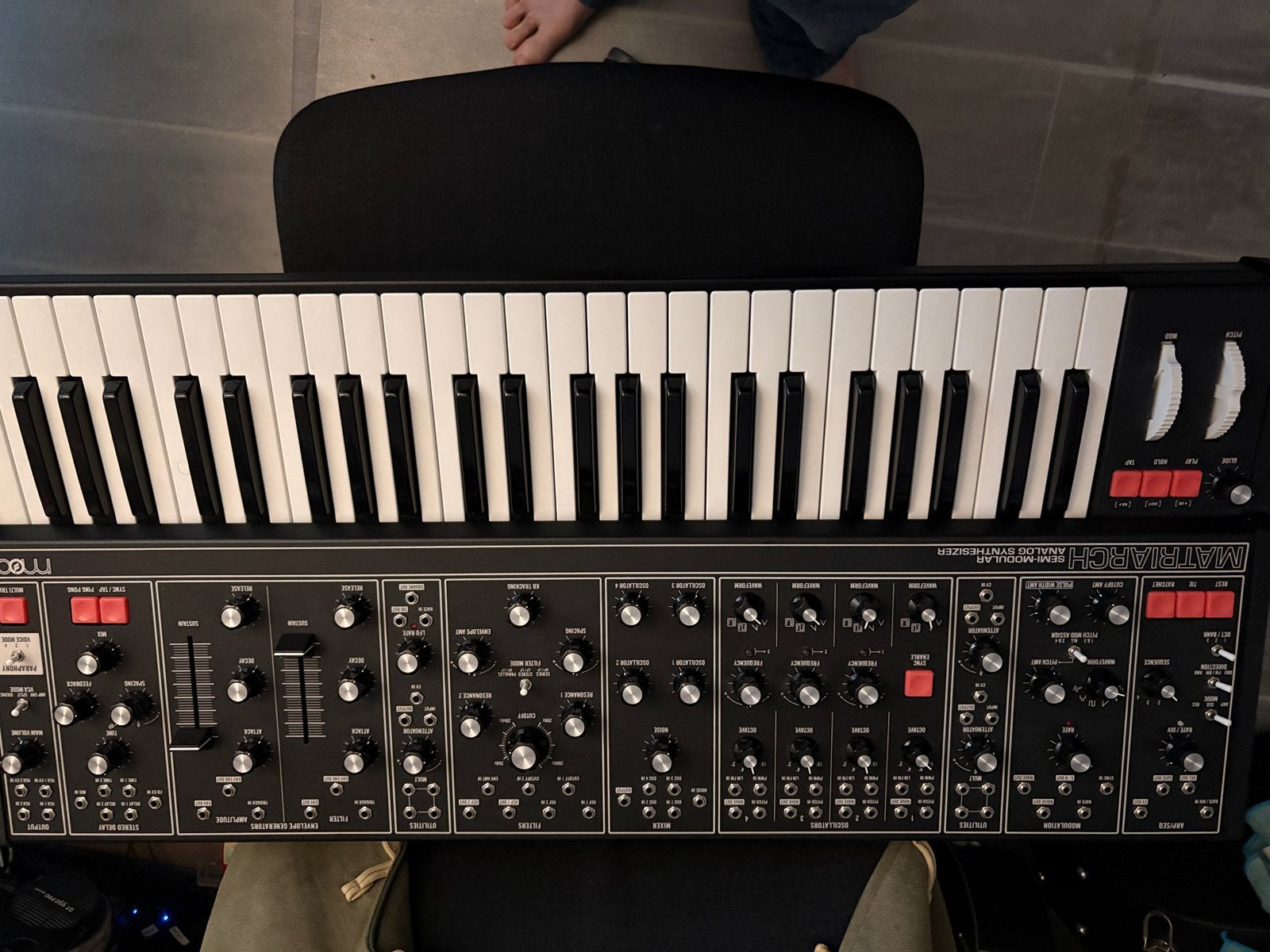 Moog Matriarch Black Edition 1700, Ophalen, Zo goed als nieuw, 49 toetsen, Overige merken