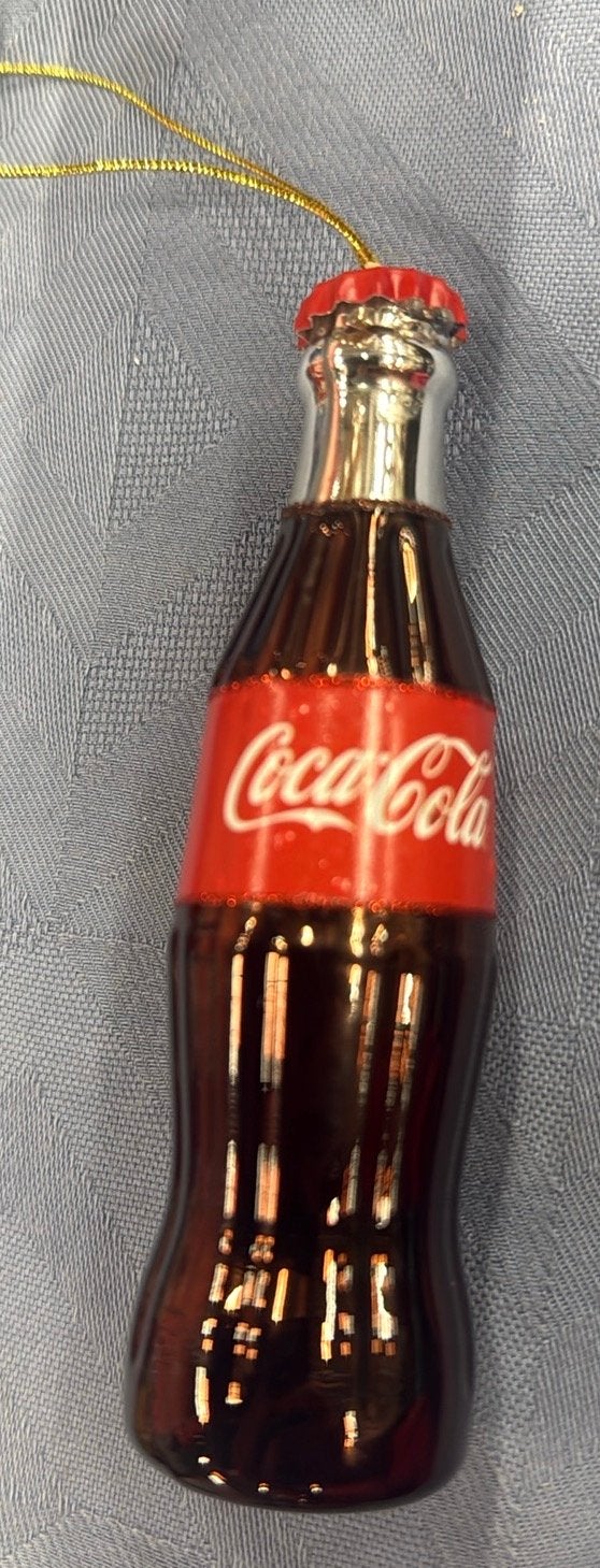 Coca-Cola Glazen Flesje Kersthanger - Albert Heijn Excellent, Diversen, Ophalen, Nieuw
