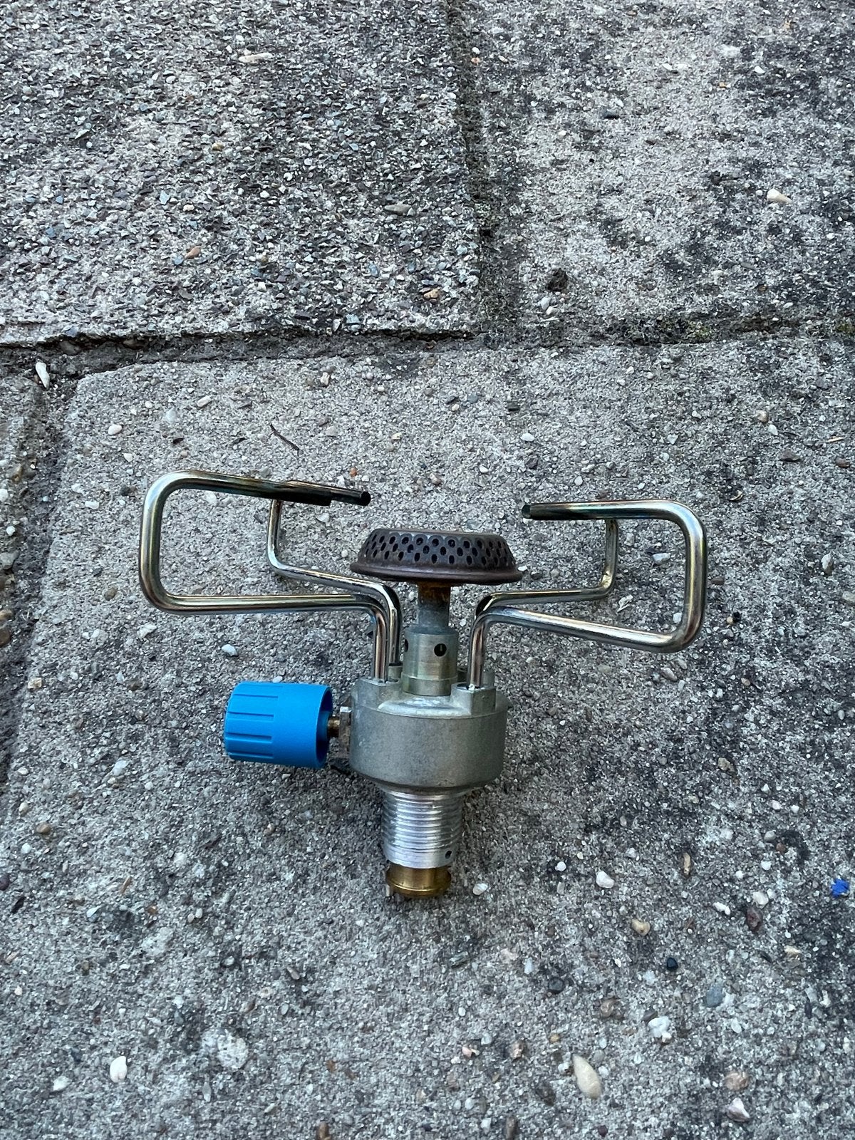 Campingaz gasbrander, Ophalen, Gebruikt