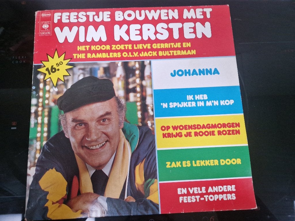 Wim Kersten – Feestje Bouwen Met, LP, Ophalen of Verzenden, 12 inch, Feestmuziek