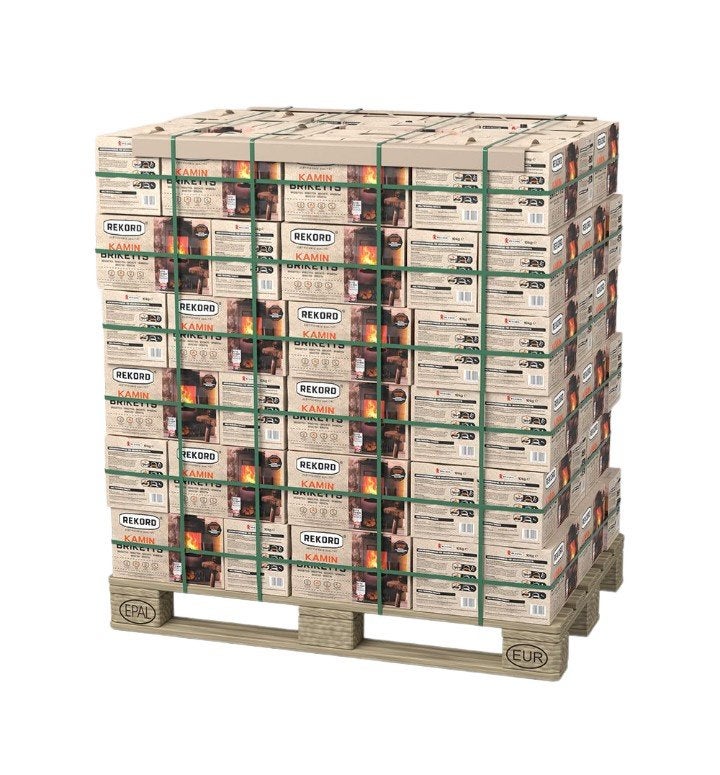 🔥Bruinkoolbriketten🔥Rekord 10 kg €6,- / Pallet €449,-, 6 m³ of meer, Ophalen of Verzenden