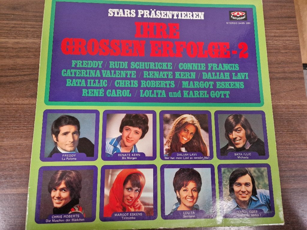 Stars Präsentieren Ihre Grossen Erfolge - 2, LP, Zo goed als nieuw, 12 inch, Schlager