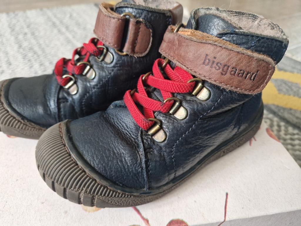 Bisgaard kinderlaarzen - Maat 28 - Navy - Wol gevoerd, Gebruikt, Jongen of Meisje, Ophalen of Verzenden, Laarzen