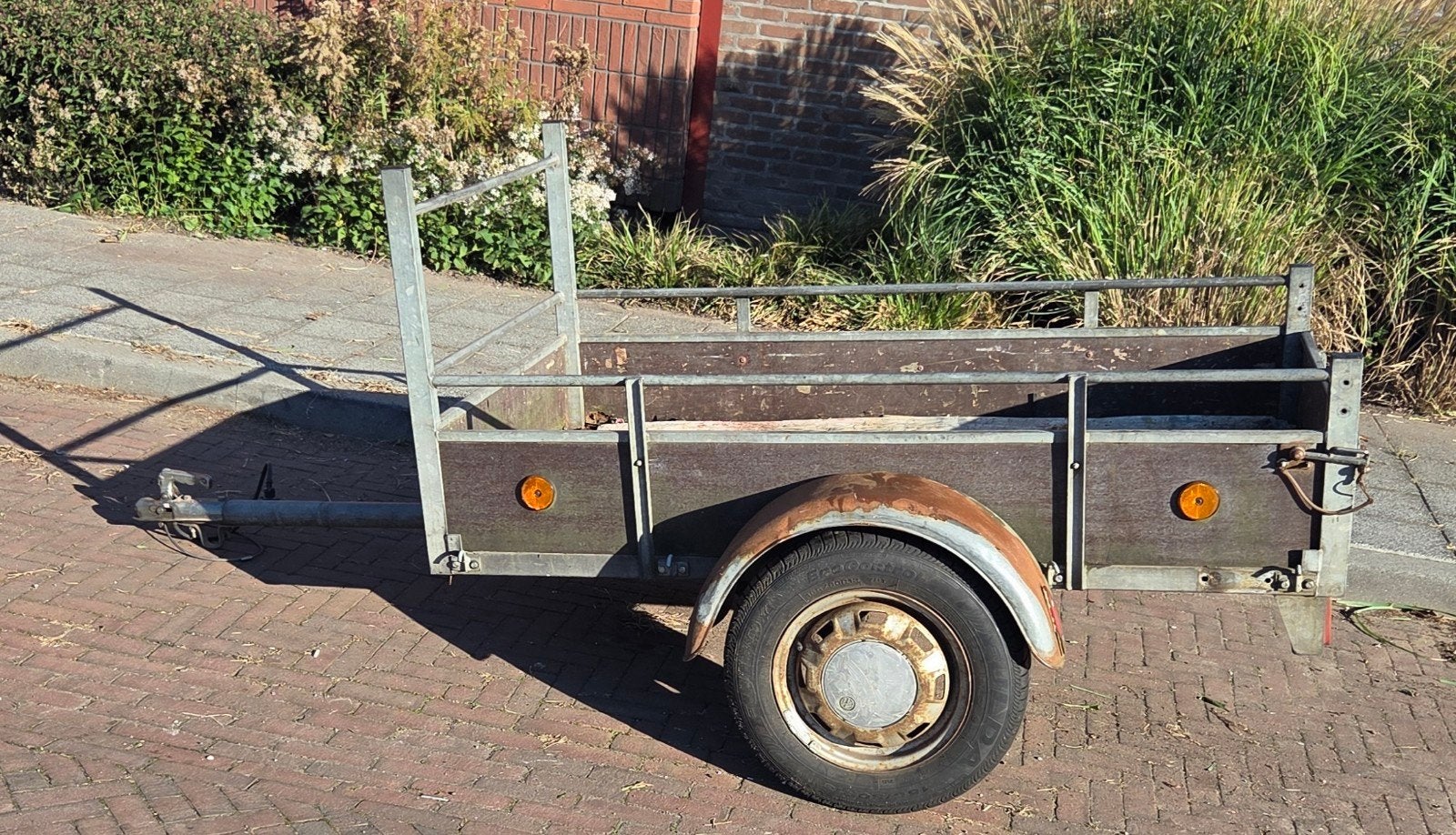 aanhanger. aanhangwagen, Auto diversen, Ophalen, Gebruikt