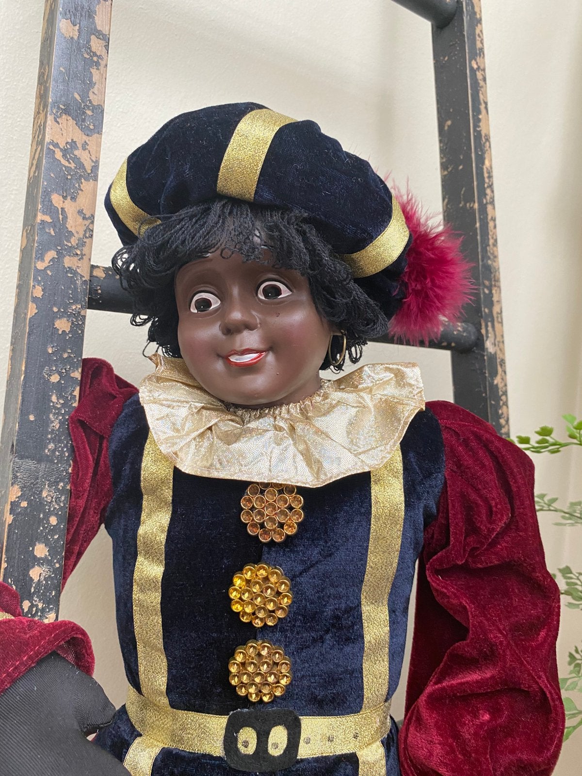 Vintage V&D Piet-pop - 75 cm!, Ophalen of Verzenden, Zo goed als nieuw