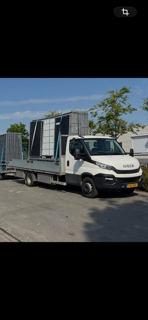 Iveco open laadbak 2018, Auto's, Automaat, Euro 6, Iveco, Wit