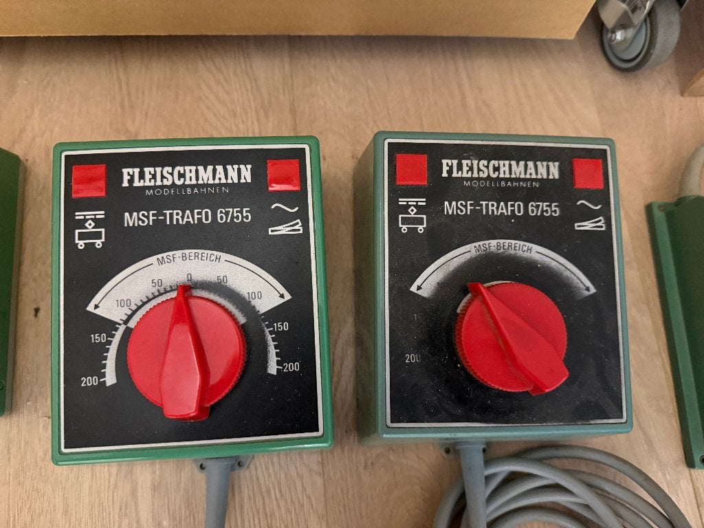 Fleischmann Trafo 6755 2x, Transformator of Voeding, Gebruikt, Gelijkstroom, Fleischmann