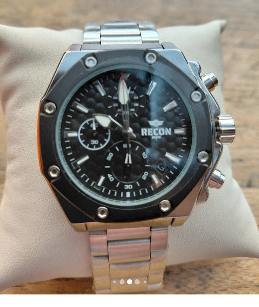Recon Echo Herenhorloge - Nieuw in doos, Overige merken, Staal, Staal, Polshorloge