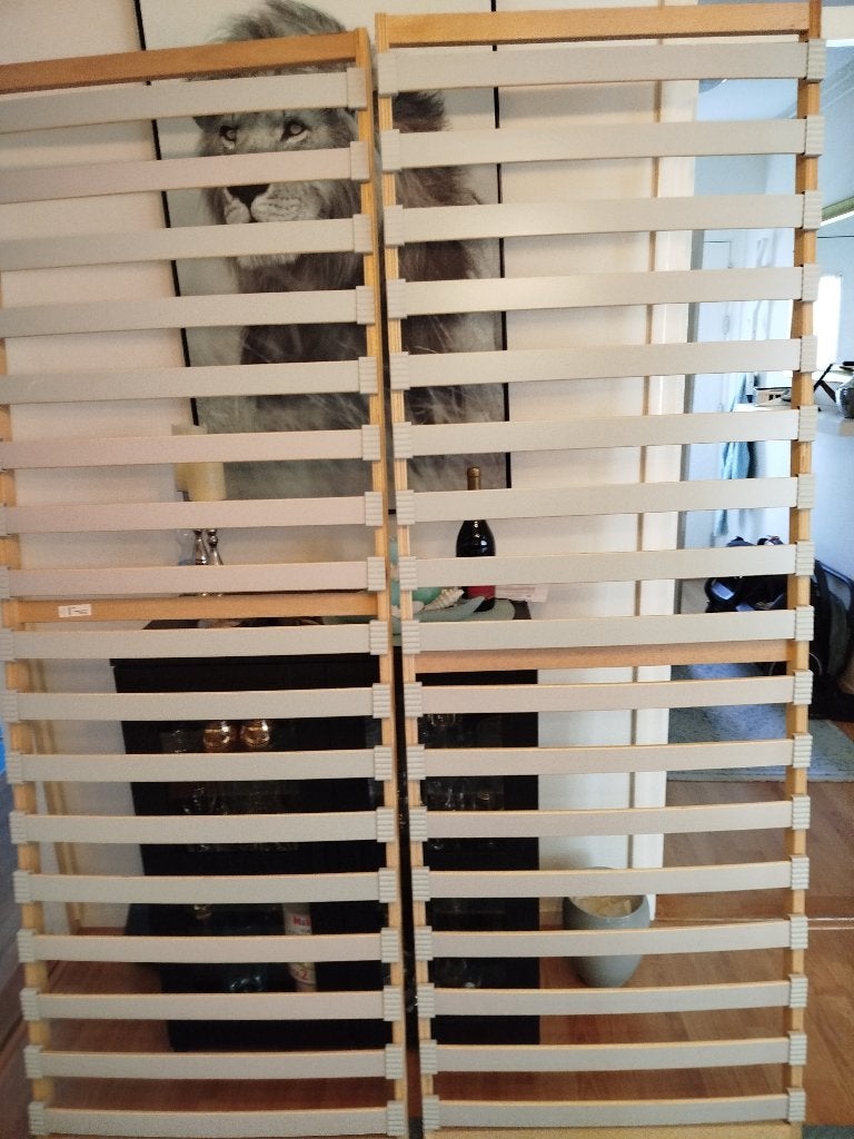 Lattenbodem IKEA 140x70 voor 7,50, Ophalen, Gebruikt, Tweepersoons, 140 cm