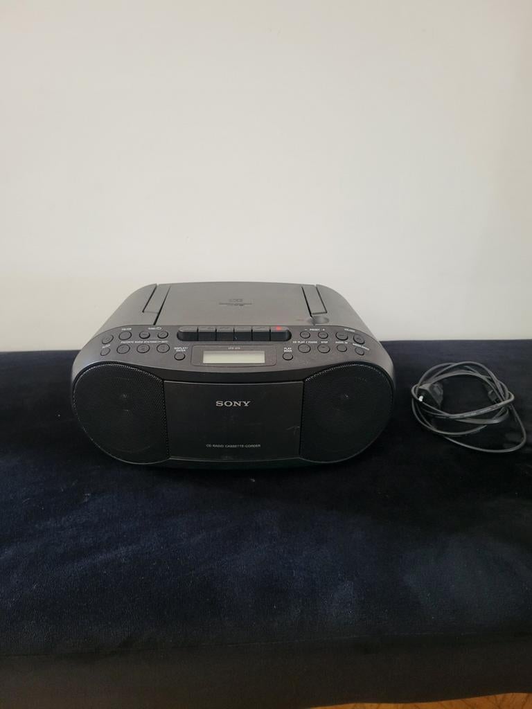 Sony Radio Cassette CD Speler - Draagbare Boombox, Gebruikt, Tuner of Radio, Draagbaar, Ophalen of Verzenden