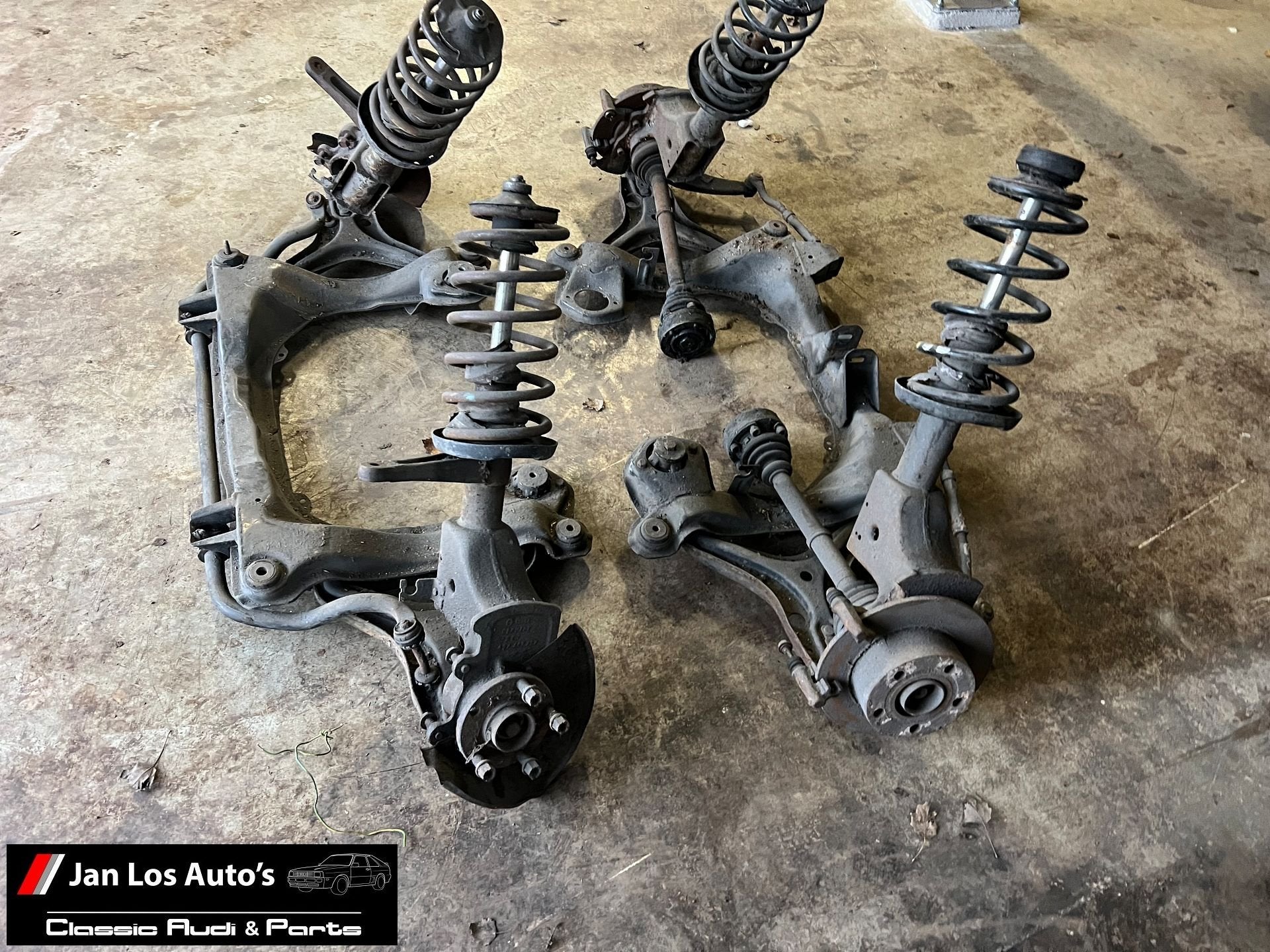 Audi ur-quattro subframe v+a en veerpoten 5 gaats naaf, Ophalen, Gebruikt, -, Audi