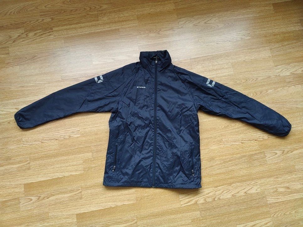 Stanno regenjas/windjack - Maat 164 - Donkerblauw, Maat 52/54 (L), Blauw, Ophalen of Verzenden, Zo goed als nieuw