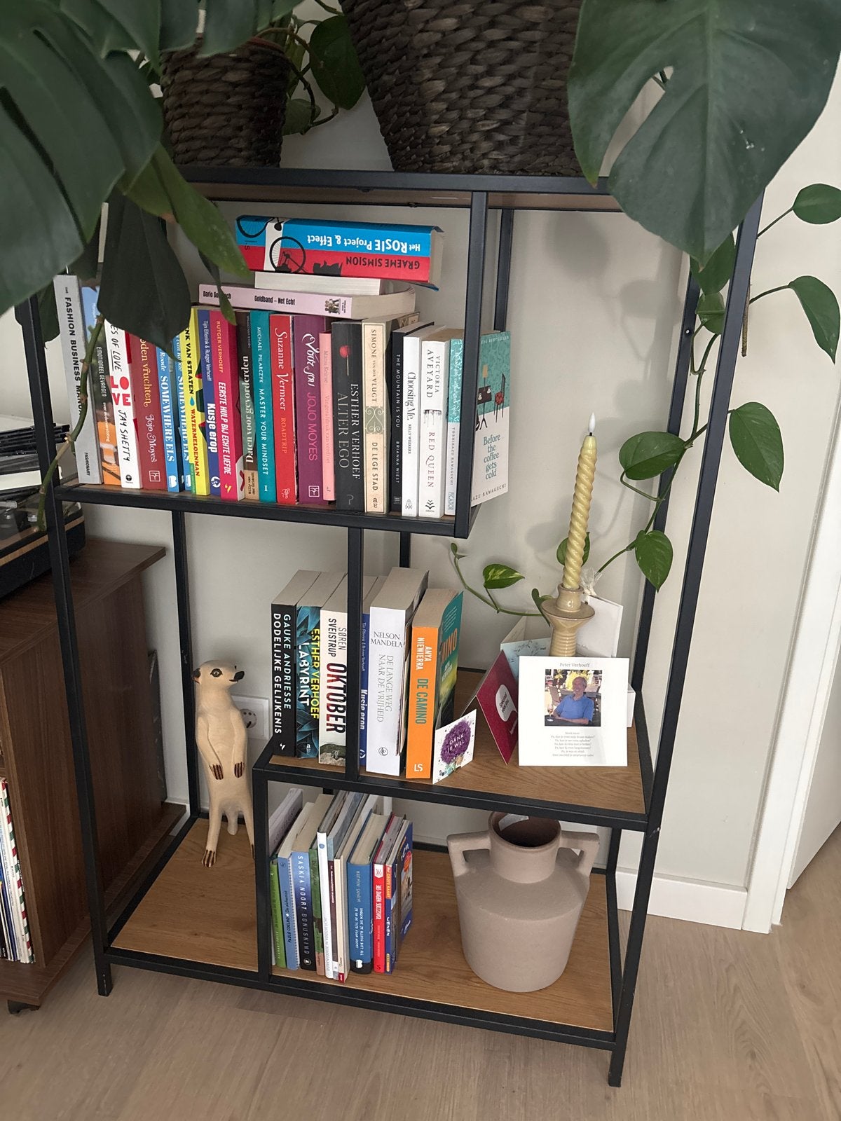 Open kastje voor boeken, planten en accessoires, Ophalen, Met plank(en), Gebruikt, 100 tot 150 cm