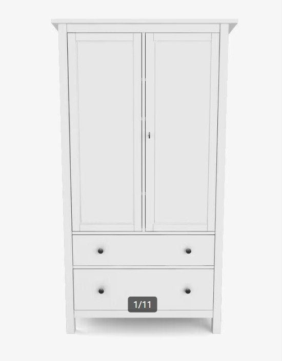 Leuke Ikea kledingkast Hemnes zware kwaliteit + sleutel, Ophalen, Gebruikt, 50 tot 70 cm, 105 cm of meer