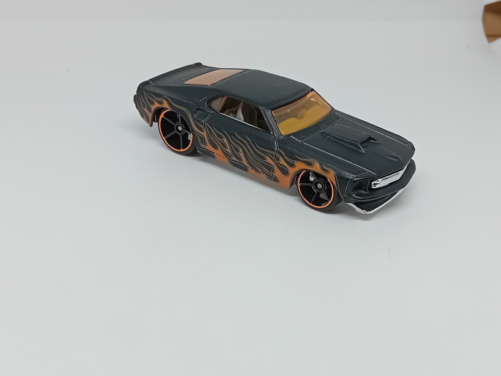 Hot Wheels 69 Ford Mustang Flames Heat Fleet, Ophalen of Verzenden, Zo goed als nieuw, Auto