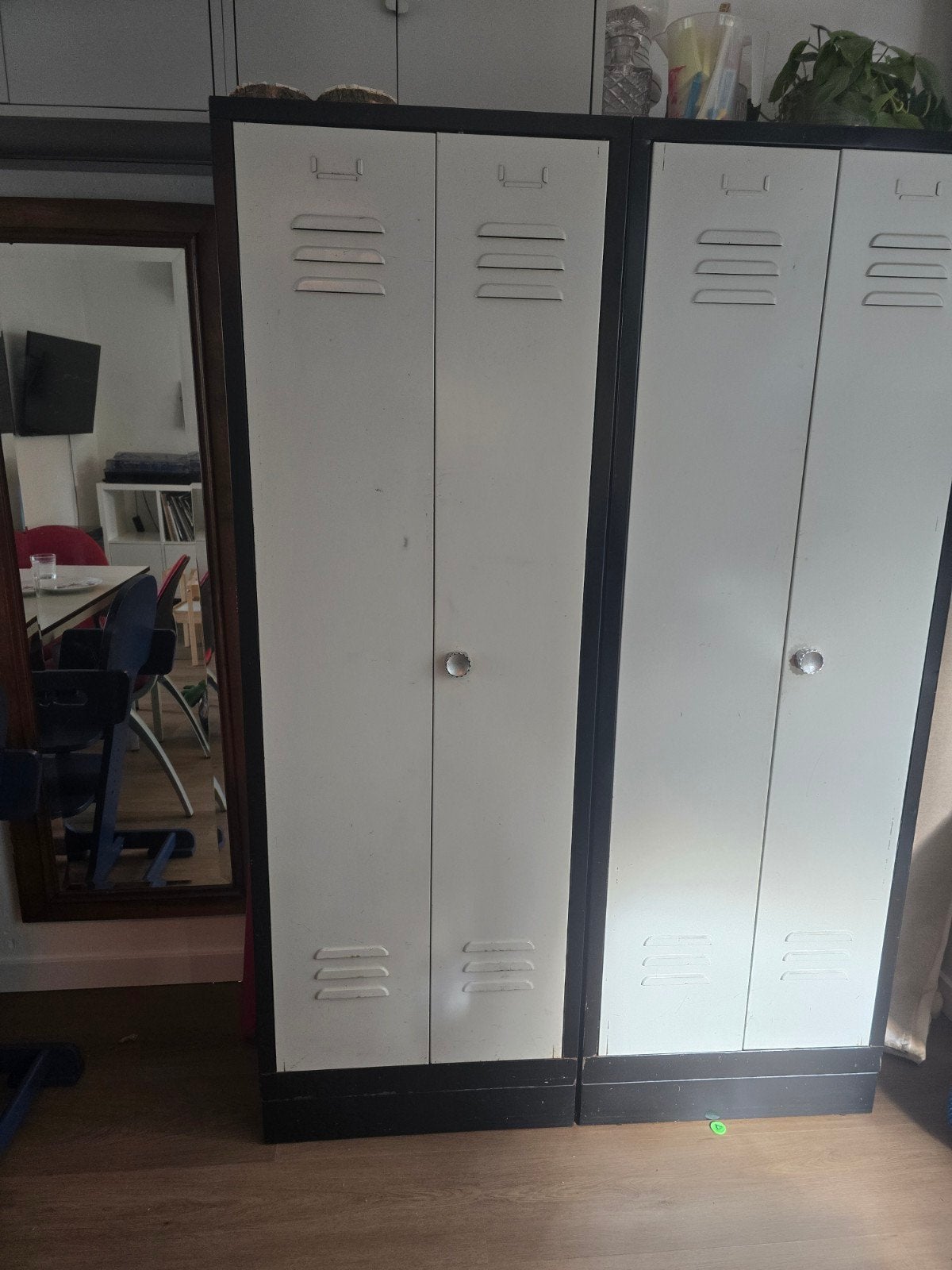 Metalen locker/garderobekast - industrieel design, Ophalen of Verzenden, Gebruikt, Industrieel