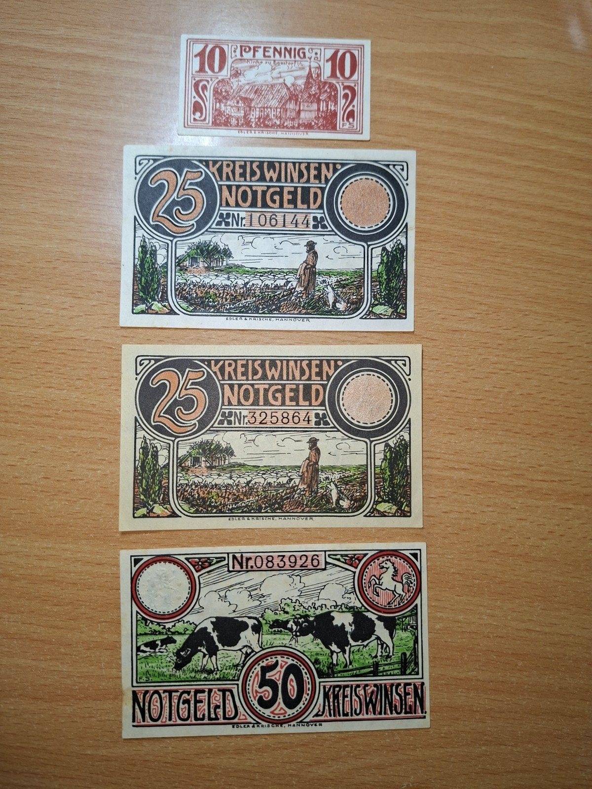 Duits Notgeld Winsen Noodgeld, Ophalen of Verzenden, Duitsland