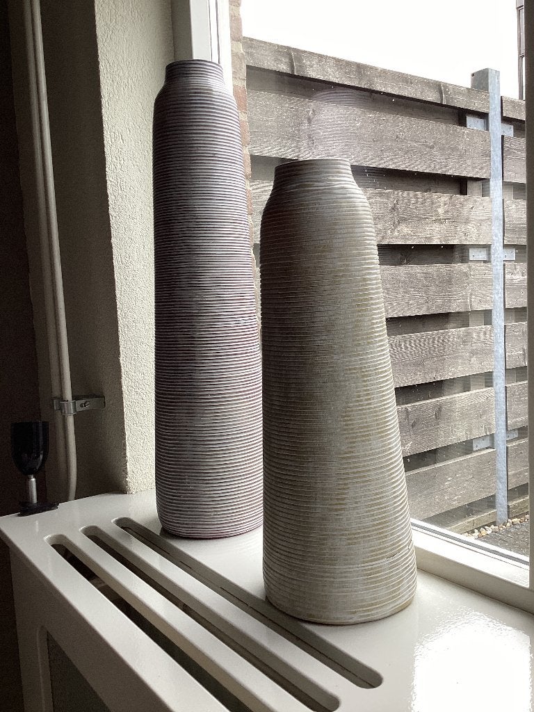 Vaas Coco Maison, Ophalen, Gebruikt, Beige, Geschikt voor droogbloemen