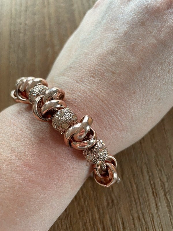 Armband Fiel Rose, Ophalen of Verzenden, Zo goed als nieuw, Roze