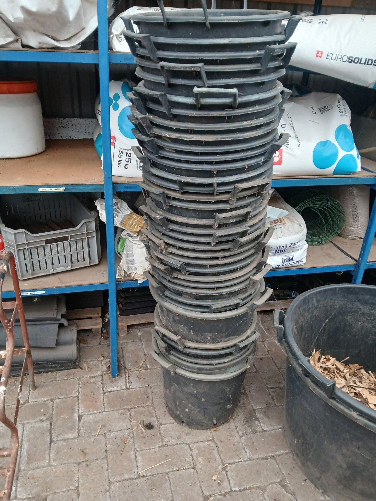 Bloempotten, Tuin en Terras, Bloembakken en Plantenbakken, Ophalen, Rond, Kunststof, Minder dan 30 cm