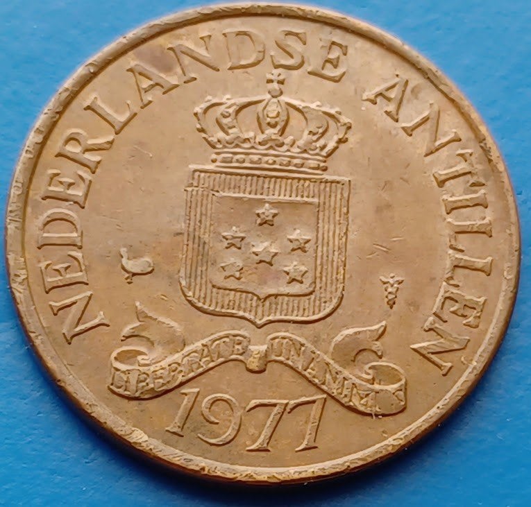 2 1/2 cent 1974 Nederlandse Antillen - UNC, Verzenden, Koningin Juliana, Overige waardes, Losse munt