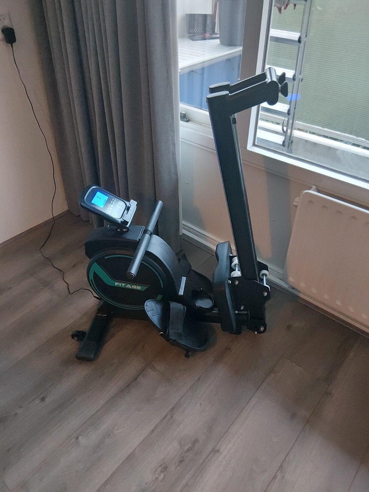 Fitage Roeitrainer - Perfect voor Thuis Workouts, Ophalen, Zo goed als nieuw, Metaal, Roeitrainer