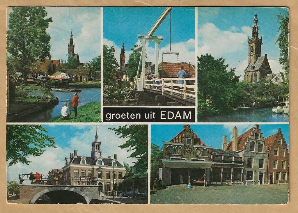 Ansichtkaart. Groeten uit Edam., Ophalen of Verzenden, 1980 tot heden, Ongelopen, Noord-Holland