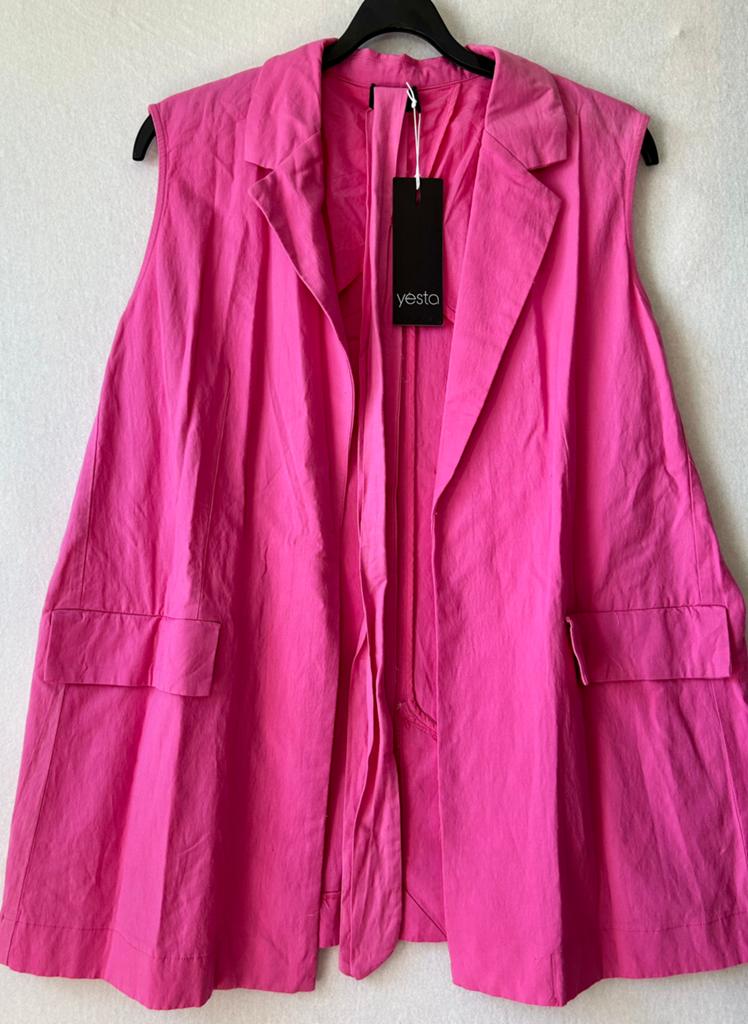 Yesta trendy roze stretch hes 44, Kleding | Dames, Grote Maten, Ophalen of Verzenden, Nieuw, Roze, Trui of Vest
