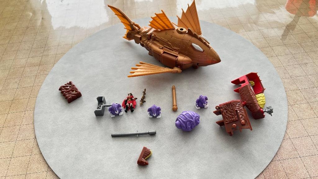 Power Rangers Turbo Divatox Subcraft Bandai 1997 + figuur, Ophalen of Verzenden, Gebruikt