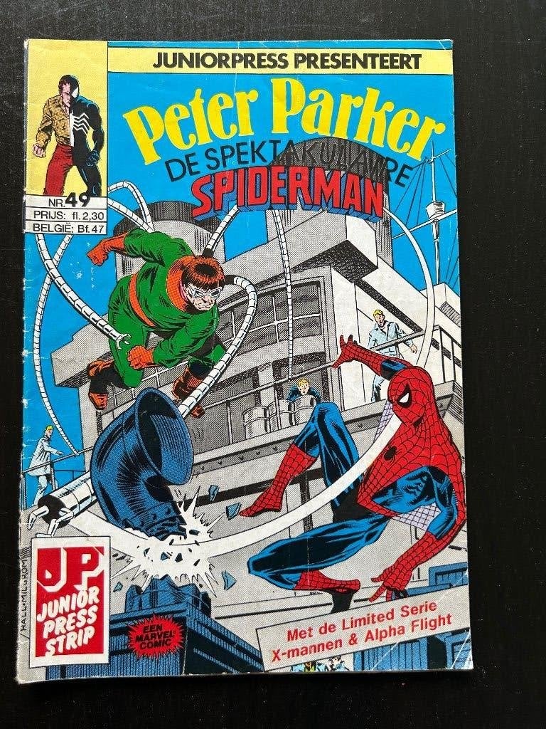 Peter Parker Spiderman(NL) nr 49 Junior Press(Marvel Comics), Boeken, Strips | Comics, Europa, Ophalen of Verzenden, Junior Press