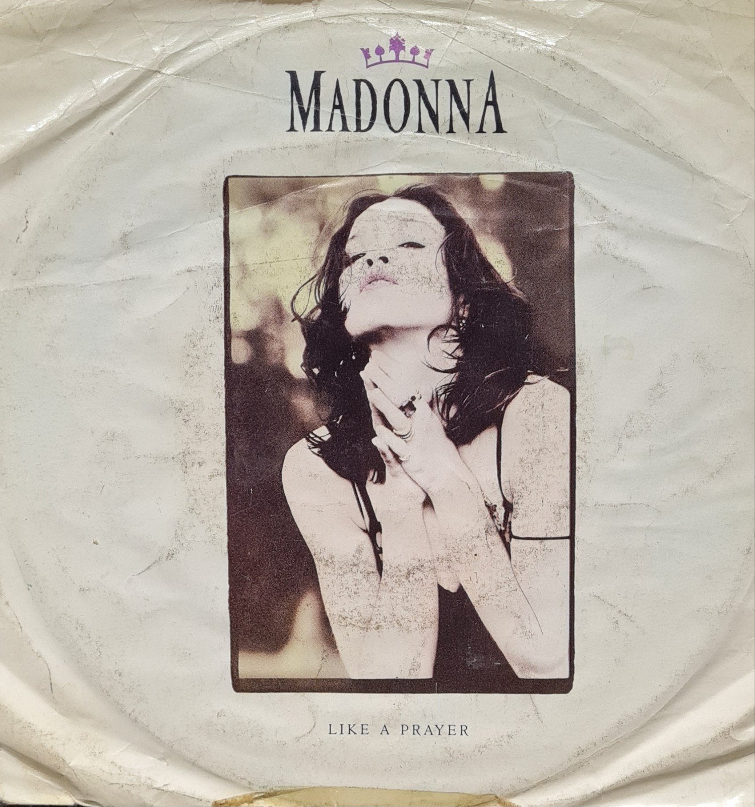MADONNA - LIKE A PRAYER  (HOES BESCHADIGD), Ophalen of Verzenden, Gebruikt, Pop