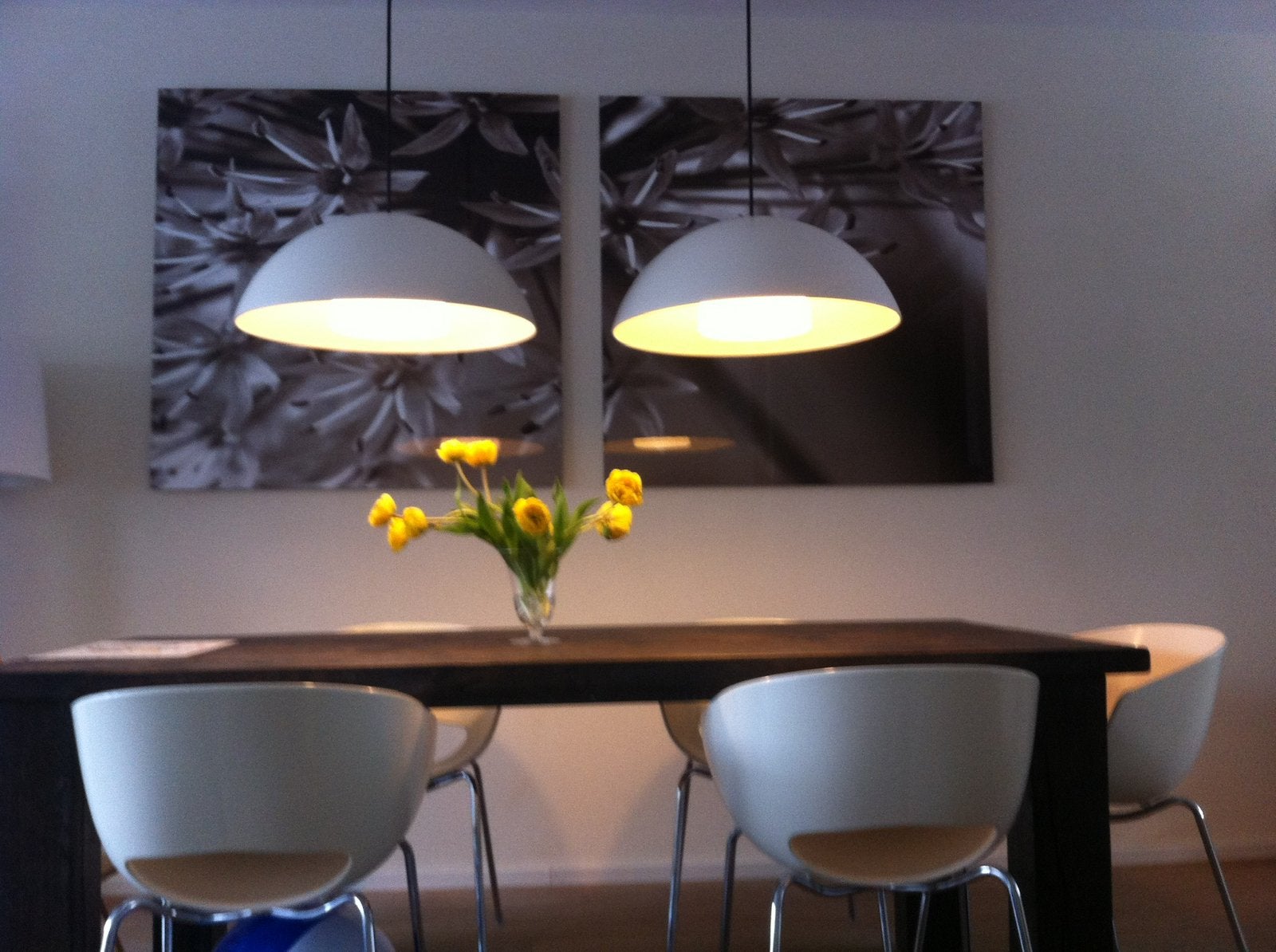 House of Mayflower: tafel, met lampen en panelen, Ophalen, Gebruikt, Industrieel