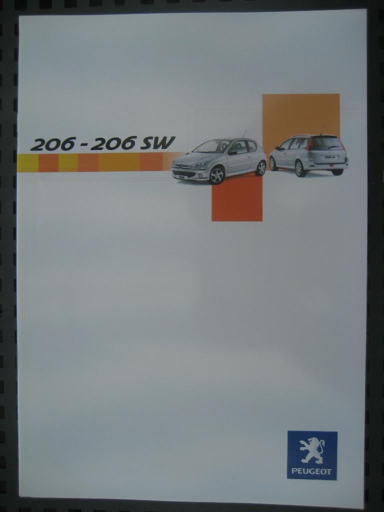 Peugeot 206 - 206 SW (2004) met bijlage, Ophalen of Verzenden, Nieuw, Peugeot