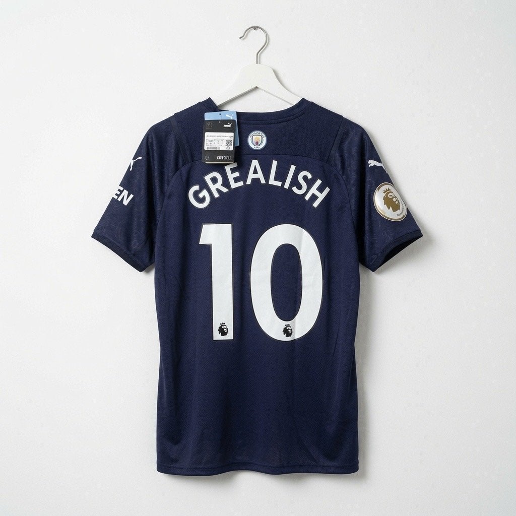 Manchester City 3e Shirt 2021/22 Jack Grealish #10 Maat S, Sport en Fitness, Voetbal, Maat S, Ophalen of Verzenden, Nieuw, Shirt