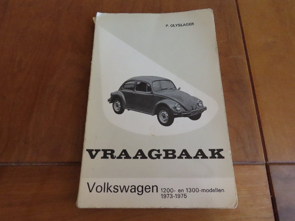 Vraagbaak Volkswagen Kever 1200, 1200 S, 1300 1973-1975, Ophalen of Verzenden