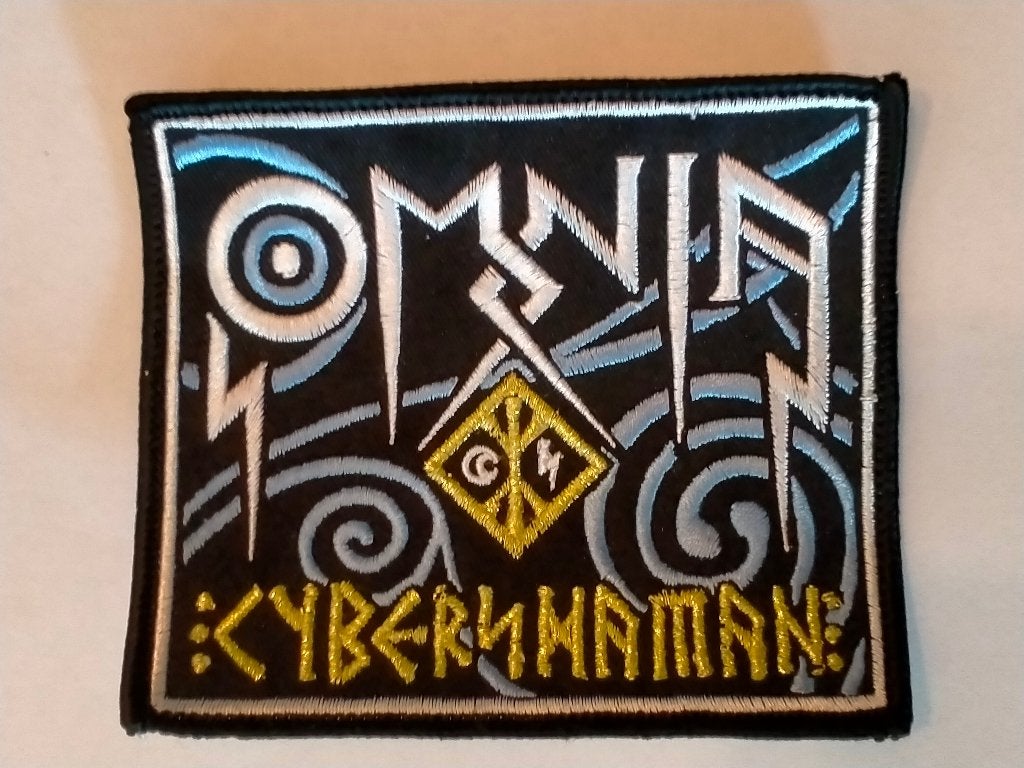 Omnia Cybershaman kleding embleem muziek patch Pagan folk, Verzenden, Zo goed als nieuw, Kleding