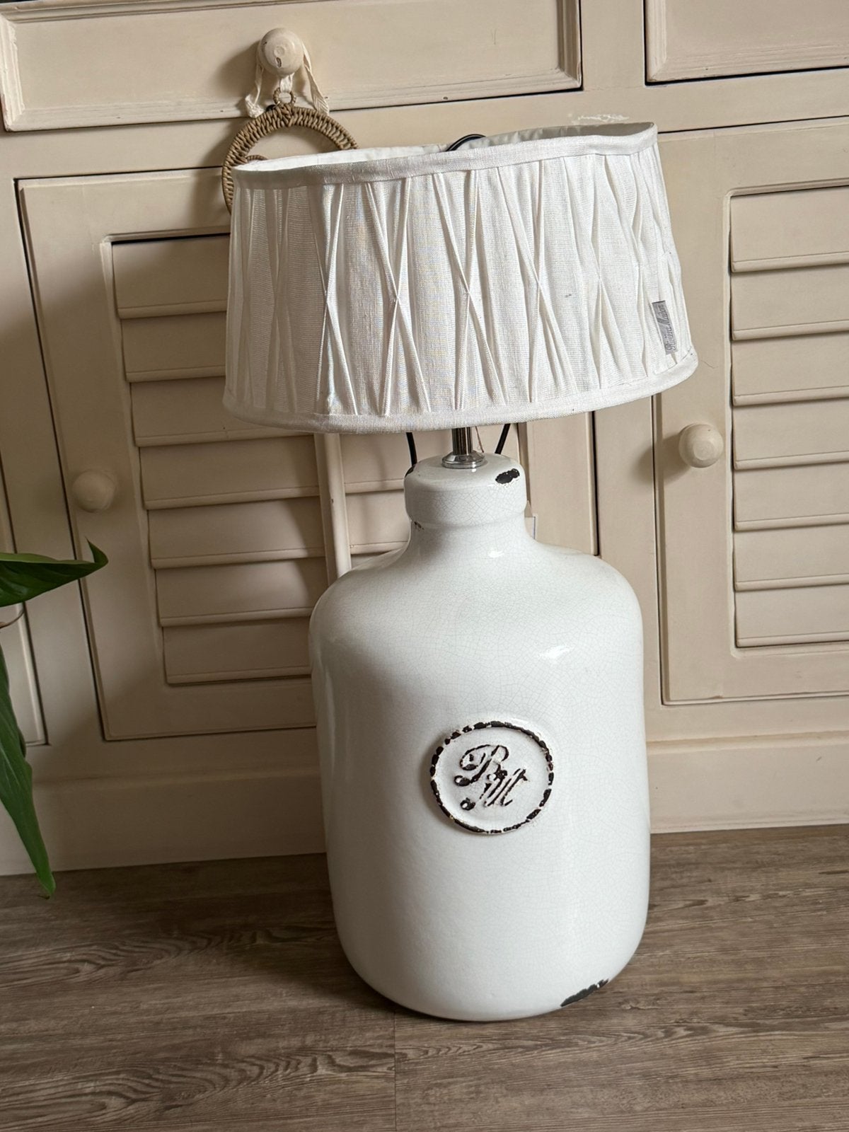 Riviera maison lamp, Ophalen of Verzenden, Zo goed als nieuw, Riviera Maison, Met kap