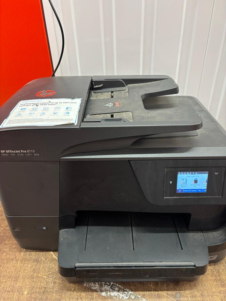 HP OfficeJet Pro 8715 All-in-One Printer met WiFi, Computers en Software, Printers, Gebruikt, Hp, Hp, Inkjetprinter